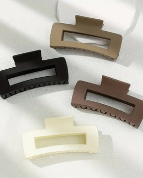 Set of 3 Nude Rectangular Claw